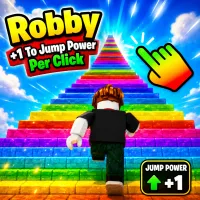 Play Game Robby +1 To Jump Power Per Click